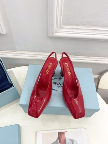 Prada Womens Shoes Sandals Casual Luxury Brand Pumps 8cm Heel with Original Box Whatsapp 