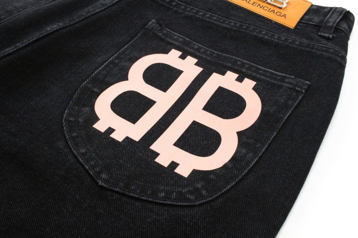 Balenciaga Luxury Brand Women Mens Pant Jeans with Original Box   