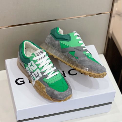 Givenchy Men Shoes Fashion Type Luxury Brand GIVENCHY SNEAKERS IN LEATHER WITH LATEX BAND with Original Box