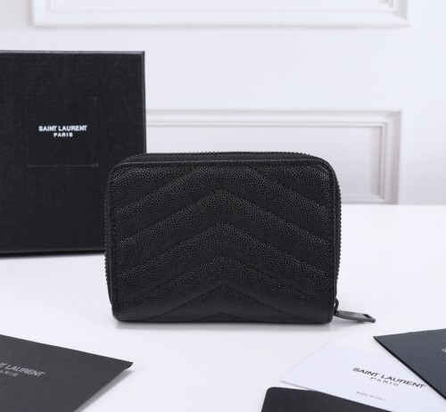 Saint Laurent YSL Womens Bag Designer Luxury Brand Women Wallets Coin Purse with Original Box