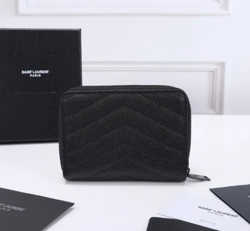 Saint Laurent YSL Womens Bag Designer Luxury Brand Women Wallets Coin Purse with Original Box