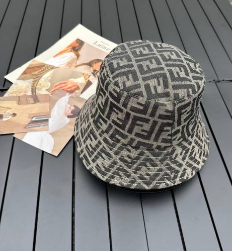 Fendi Men Womens Bucket Hat Luxury Brand Design Fendi Cap with Original Box  