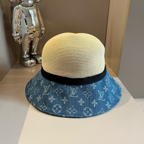 Louis Vuitton Womens Cap Bucket Hat Luxury Brand with Original Box  