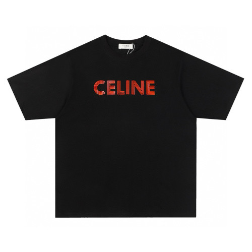Celine Luxury Brand Women Mens Short Sleeve T-Shirt   
