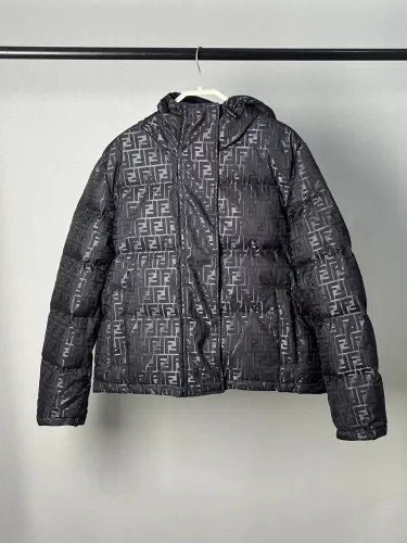 Fendi Men Womens Design Winter Windprood Down Jackets Keep Warm 90% White Duck Down   