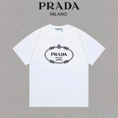 Prada Luxury Brand Women Mens Short Sleeve T-Shirt   