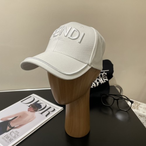 Fendi Men Womens Baseball Hat Luxury Brand Design Fendi Cap with Original Box  