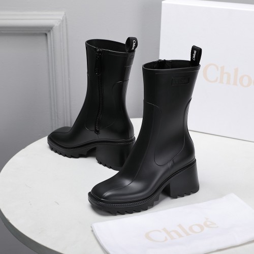 Chloe Chloé Womens Shoes Boots Luxury Brand Ankle Boots Booties 7cm Heel with Original Box Whatsapp