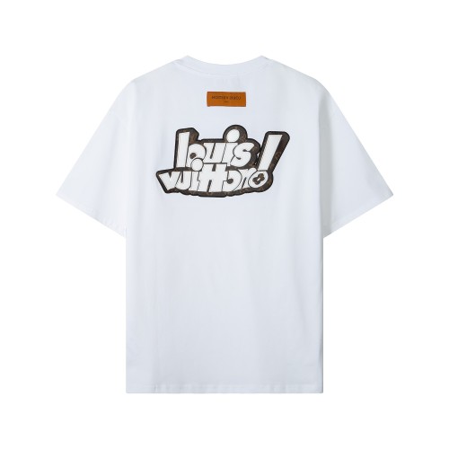 Louis Vuitton Luxury Brand Men Womens Short Sleeve T-Shirt   