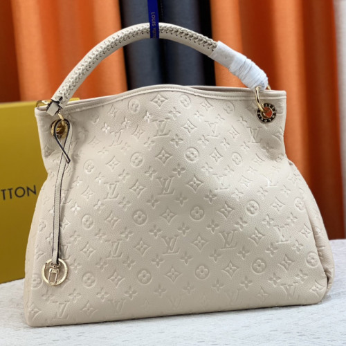 Louis Vuitton Womens Bags Handbags Luxury Fashion Marine Rouge Monogram Empreinte Leather Monogram ARTSY MM M43237  