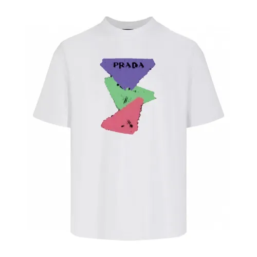 Prada Luxury Brand Men Womens Short Sleeve T-Shirt   