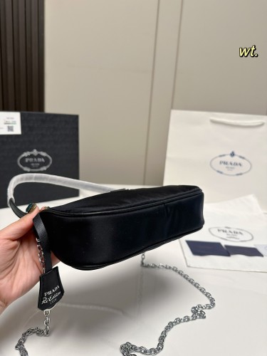 Prada Womens Shoulder Bags Nylon with Original Box