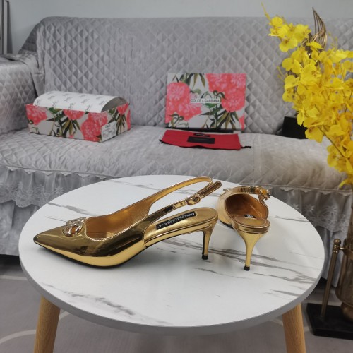 Dolce & Gabbana Womens Shoes Sandals Pumps Lurex Sandals with Original Box Heel 6cm whatsapp 