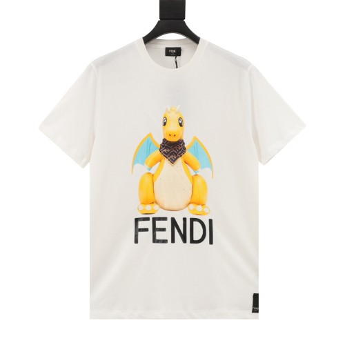 Fendi Luxury Brand Women Mens Short Sleeve T-Shirt   