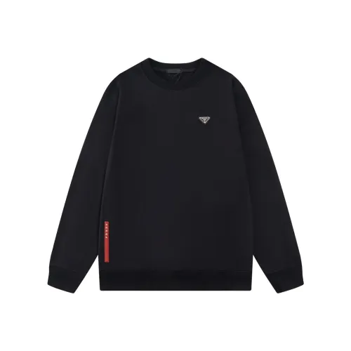Prada Women Mens Sweatshirt Luxury Brand Mens Sweatshirts   