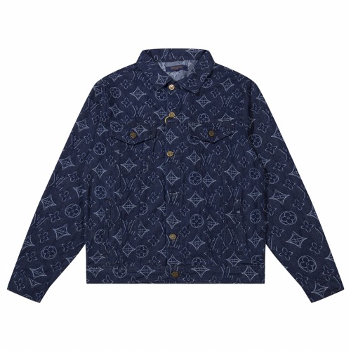 Louis Vuitton Men Womens Jackets Denim Coat Luxury Brand Mens Jackets Top Quality   