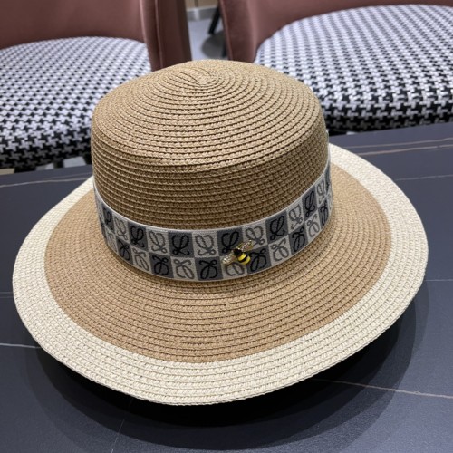 Loewe Womens Bucket Hat Luxury Brand Design Loewe Hats Straw Hat with Original Box  