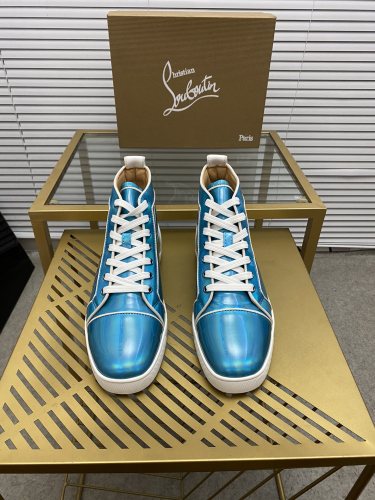 Christian Louboutin Mens Shoes Sneakers Luxury Brand Red Bottom Design Sports Footwears with Original Box