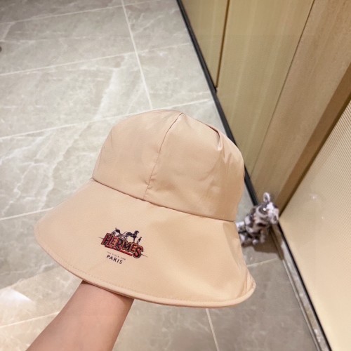 Hermes Womens Hats Luxury Brand Design Hermes Bucket Hat Straw Hat with Original Box  