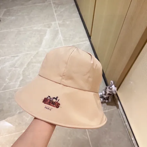 Hermes Womens Hats Luxury Brand Design Hermes Bucket Hat Straw Hat with Original Box  