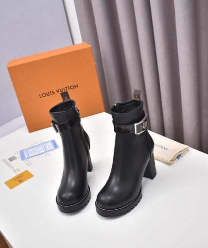 Louis Vuitton Women Shoes Boots Luxury Brand WESTSIDE ANKLE BOOT 1AABVW with Original Box