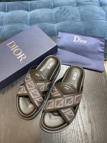 Dior Men Shoes Sandals Luxury Brand Fashion DIOR AQUA SANDAL Black Dior Oblique Jacquard with Original Box 3SA135ZSA_H969 Whatsapp 
