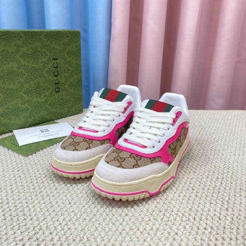 Gucci Mens Shoes Sneakers Luxury Brand Fashion Men's Gucci Re-Web trainer in leather with Original Box Whatsapp 
