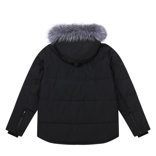 Moose Knuckles Design Mens Womens Winter Windprood Down Jackets Keep Warm 90% White Duck Down Thick