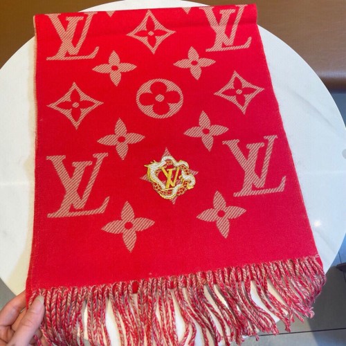 Louis Vuitton Scarves Men Womens Fashion Scarf with Original Box   