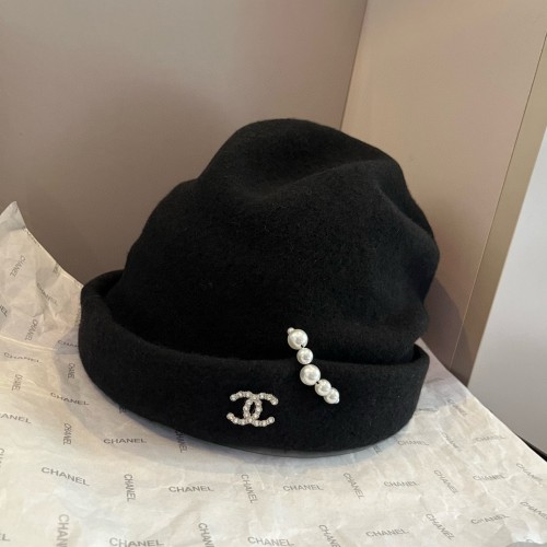 Chanel Womens Hats Luxury Brand Knit Hat with Original Box  