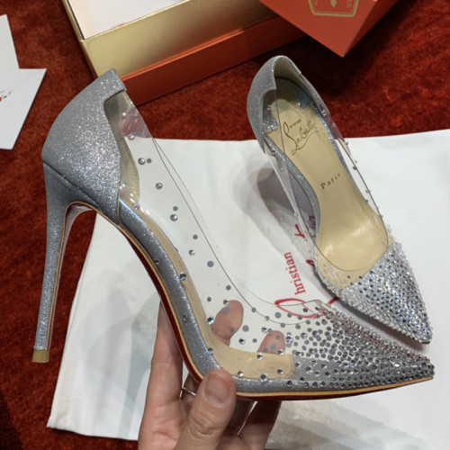 Christian Louboutin Womens Shoes Follies Strass High Heels Shoes Pumps 6.5cm 8.5cm 10cm