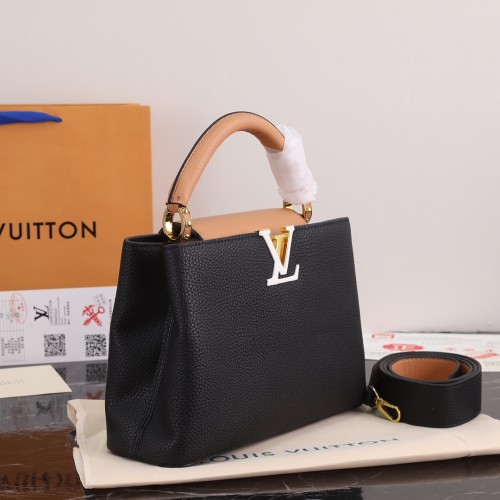 Louis Vuitton Womens Bags Handbags Luxury Brand CAPUCINES BB Leather Messenger Shoulder Bags M52689