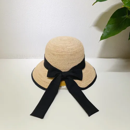 Gucci Womens Cap Bucket Hat Straw Hat Luxury Brand with Original Box  