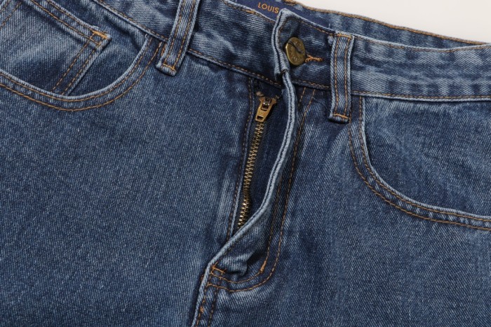 Louis Vuitton Luxury Brand Women Mens Pant Jeans   H541