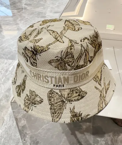 Dior Men Womens Bucket Hat Luxury Brand Design Dior Cap with Original Box  
