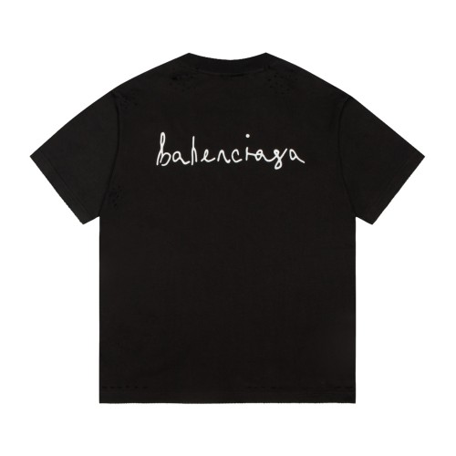 Balenciaga Luxury Brand Women Mens Short Sleeve T-Shirt   