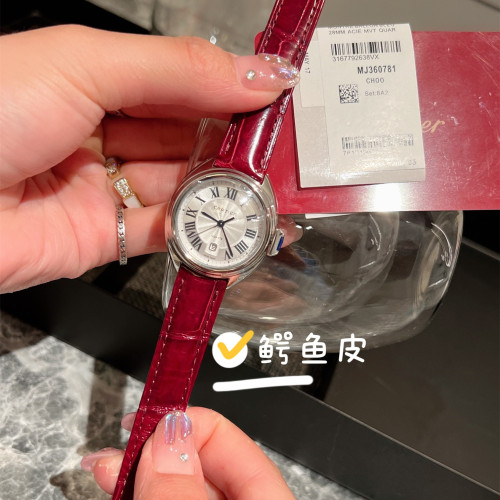 Cartier Womens Watch Luxury Brand Design Fashion Type with Original Box