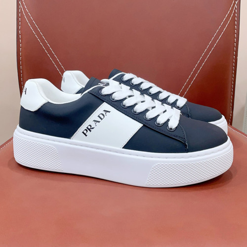 Prada Womens Shoes Sneakers Casual Luxury Brand Breathable Sneakers with Original Box Downtown leather sneakers 2EE364_3LKG_F098Z with Original Box Whatsapp 