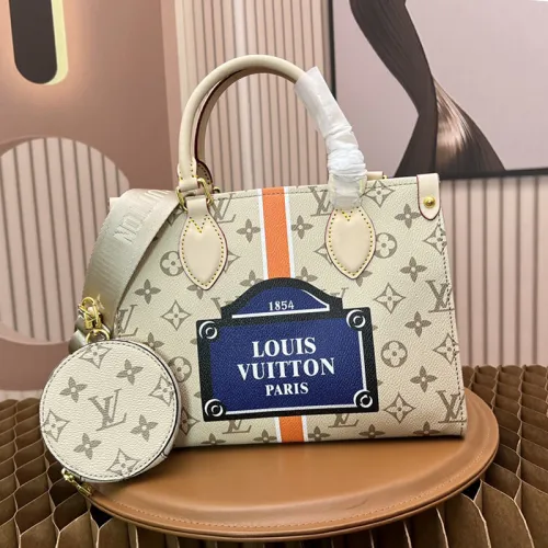 Louis Vuitton Womens Bags Handbags Luxury Brand LV ONTHEGO PM M58956 Handbags for Women with Original Box  