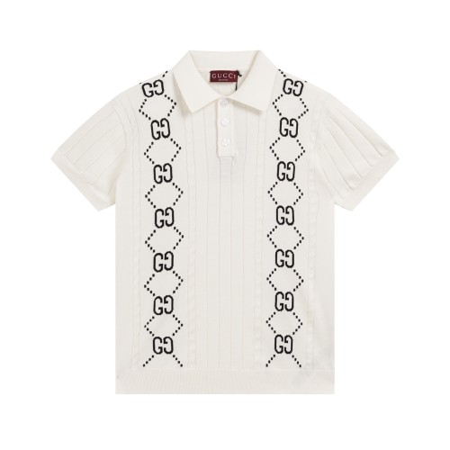 Gucci Luxury Brand Women Mens Short Sleeve T-Shirt Knitwear Polo Shirt   