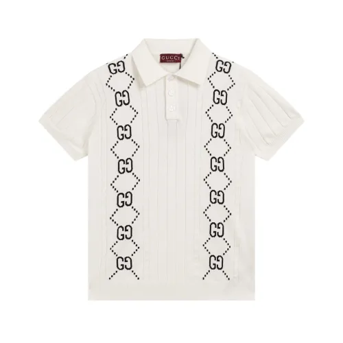 Gucci Luxury Brand Women Mens Short Sleeve T-Shirt Knitwear Polo Shirt   