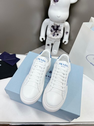 Prada Womens Shoes Casual Luxury Brand Breathable Prada sneakers with Original Box
