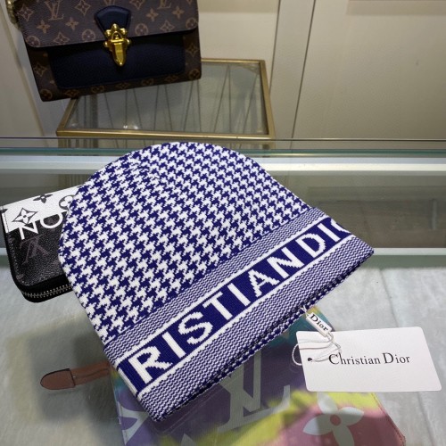 Dior Men Womens Knit Hat Luxury Brand Design Dior Cap with Original Box  