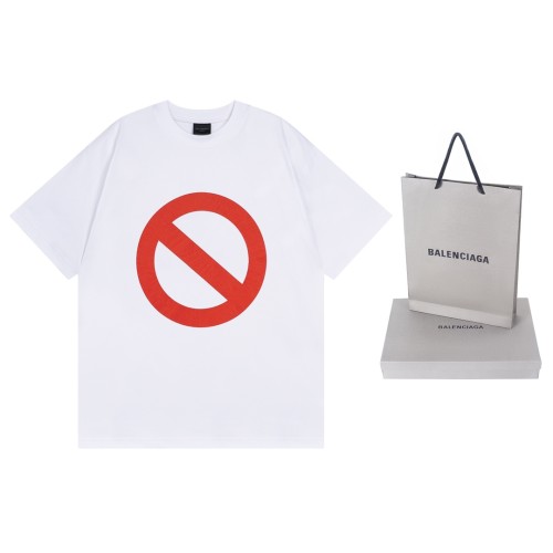 Balenciaga Luxury Brand Women Mens Short Sleeve T-Shirt   