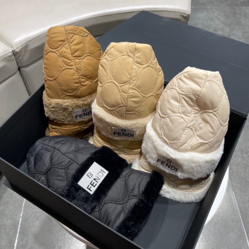 Fendi Womens Bucket Hat Luxury Brand Design Fendi Cap with Original Box  