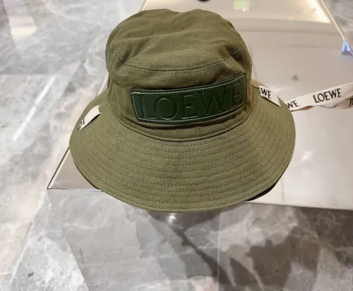 Loewe Men Womens Bucket Hat Luxury Brand Design Loewe Hats Fisherman hat in canvas with Original Box  