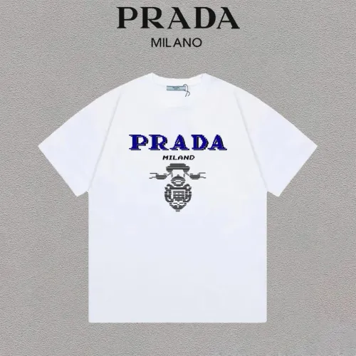 Prada Luxury Brand Women Mens Short Sleeve T-Shirt   