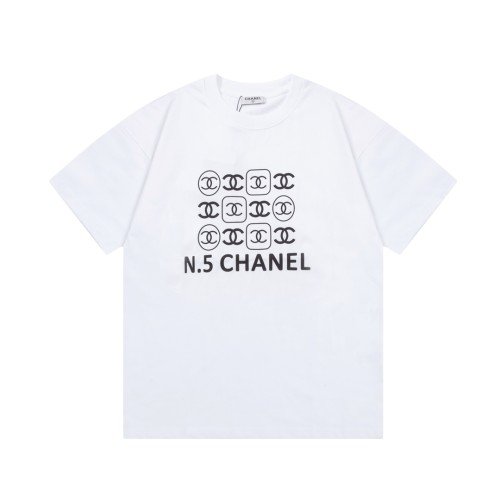 Chanel Luxury Brand Women Mens Short Sleeve T-Shirt   