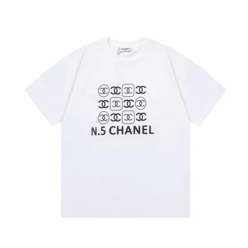 Chanel Luxury Brand Women Mens Short Sleeve T-Shirt   