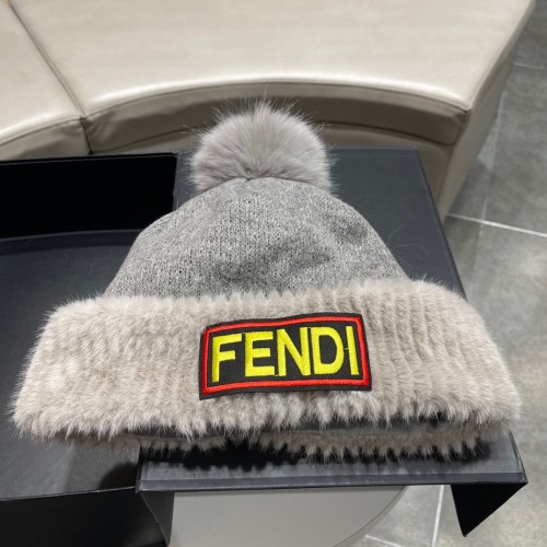 Fendi Men Womens Knit Hat Luxury Brand Design Fendi Cap with Original Box  